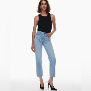 Denim Forum The Arlo High Rise Straight Size 25